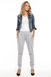 Tessita sweatpants with pockets and a ribbed leg  Adomoo